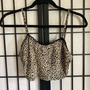 SHEIN, cheetah print, crop top